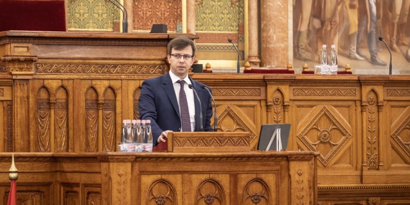 Dr. Bóka János Európai uniós ügyekért felelős miniszter előadása a 2024-es Infoparlamenten