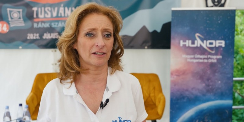 Tusványoson is felnéztünk az égre – Ferencz Orsolyát kérdeztük a magyar űrsikerekről